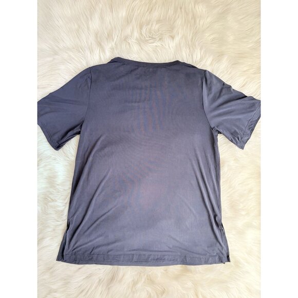 Legoe Heritage Maternity Fluid Jersey Boyfriend Tee Navy Blue 2 L - Picture 6 of 6